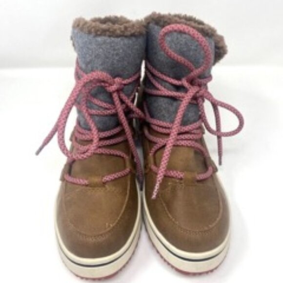 Maurices Women's Mandy Hybrid Duck Boots Brown Outdoor Winter Lace Up Size 9M - Picture 3 of 9
